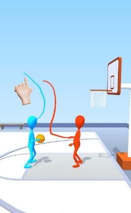 畫投籃游戲安卓版(Draw Basket)截圖1