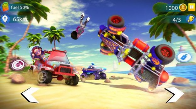 越野车沙滩赛车游戏安卓版（Buggy Car Beach Racing Games）截图1: