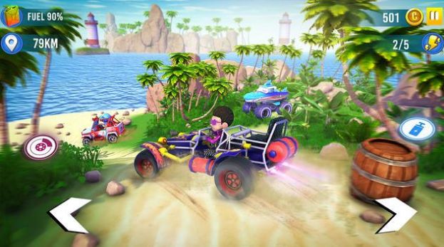 越野车沙滩赛车游戏安卓版（Buggy Car Beach Racing Games）截图3: