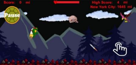 噴氣背包忍者神龜游戲安卓版（Jetpack Turtles）截圖1