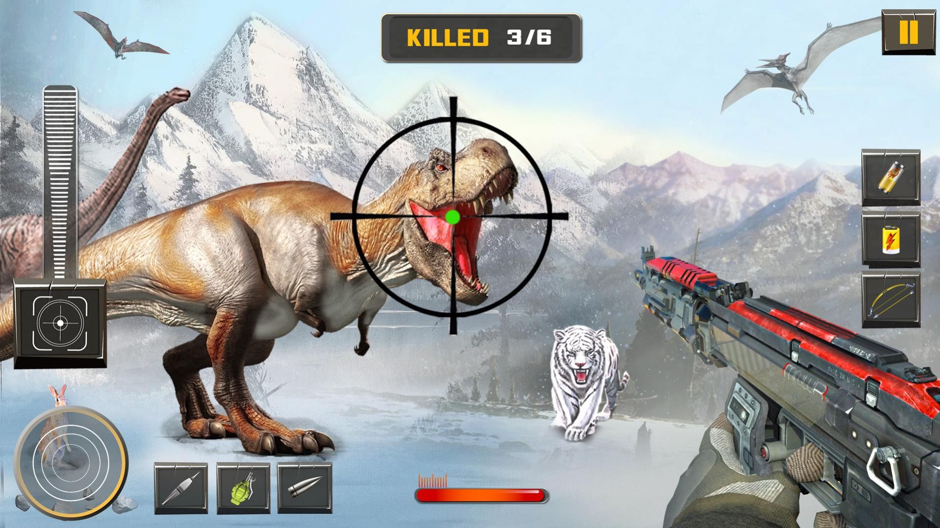 恐龍生存狩獵模擬器游戲安卓版（Dino Hunting Games Wild Animal Hunter 3D）截圖2