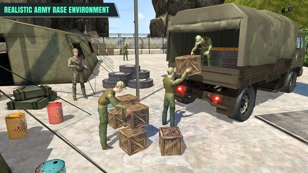 陸軍卡車司機越野游戲中文版（Army Truck Driver Offroad）截圖2