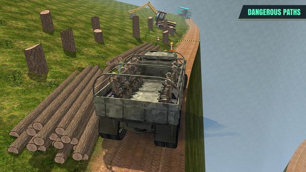 陸軍卡車司機越野游戲中文版（Army Truck Driver Offroad）截圖3