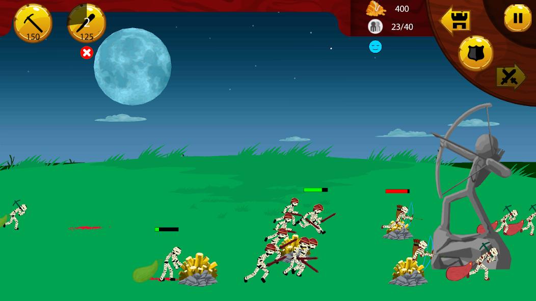 火柴人戰(zhàn)爭僵尸大戰(zhàn)游戲安卓版（Stick Battle Zombie War）截圖2