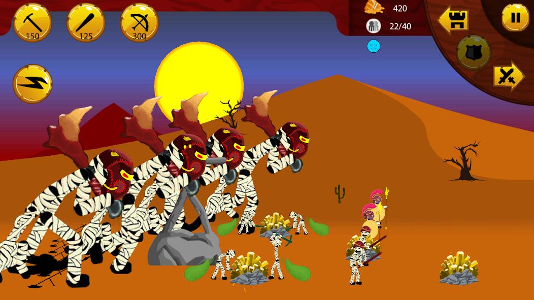 火柴人戰(zhàn)爭僵尸大戰(zhàn)游戲安卓版（Stick Battle Zombie War）截圖3