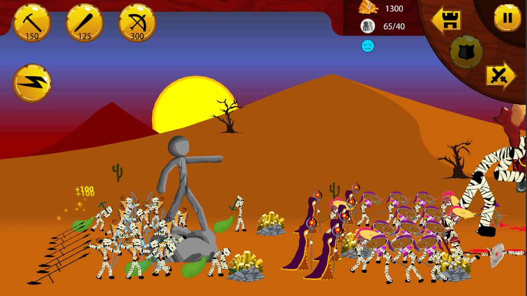 火柴人戰(zhàn)爭僵尸大戰(zhàn)游戲安卓版（Stick Battle Zombie War）截圖1