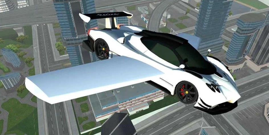 飛行汽車真實(shí)駕駛游戲中文版（Flying Car Real Driving）截圖1