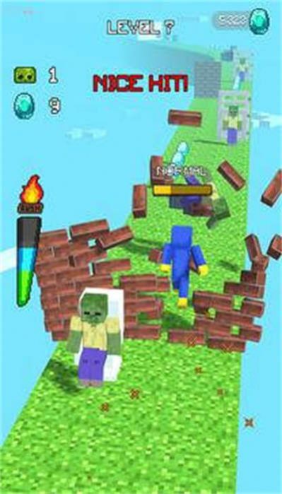 像素工藝跑肌肉狂奔游戲最新版（Muscle Rush: Pixel Craft Run）截圖2
