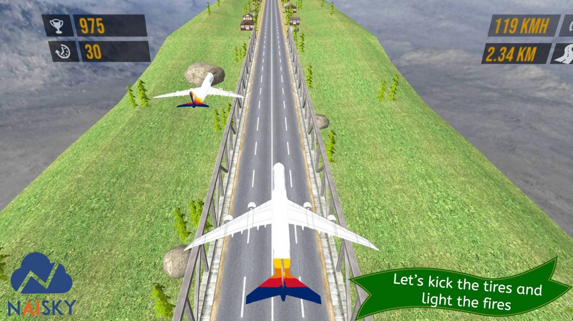 VR空客飛機(jī)駕駛模擬游戲手機(jī)版（VR Flight Air Plane Racer）截圖4