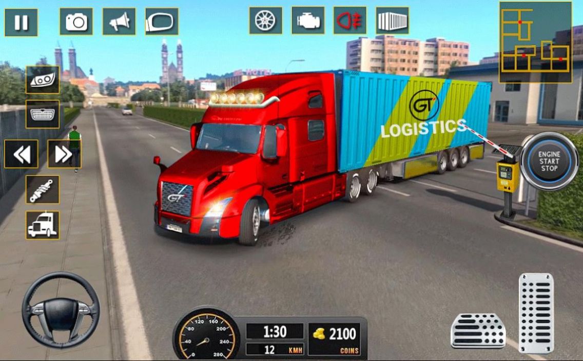 卡車駕駛停車模擬3D游戲版（Truck parking game）截圖5