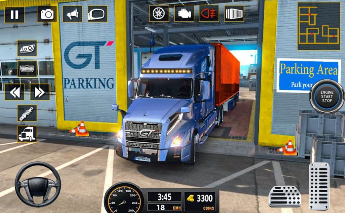 卡車駕駛停車模擬3D游戲版（Truck parking game）截圖8