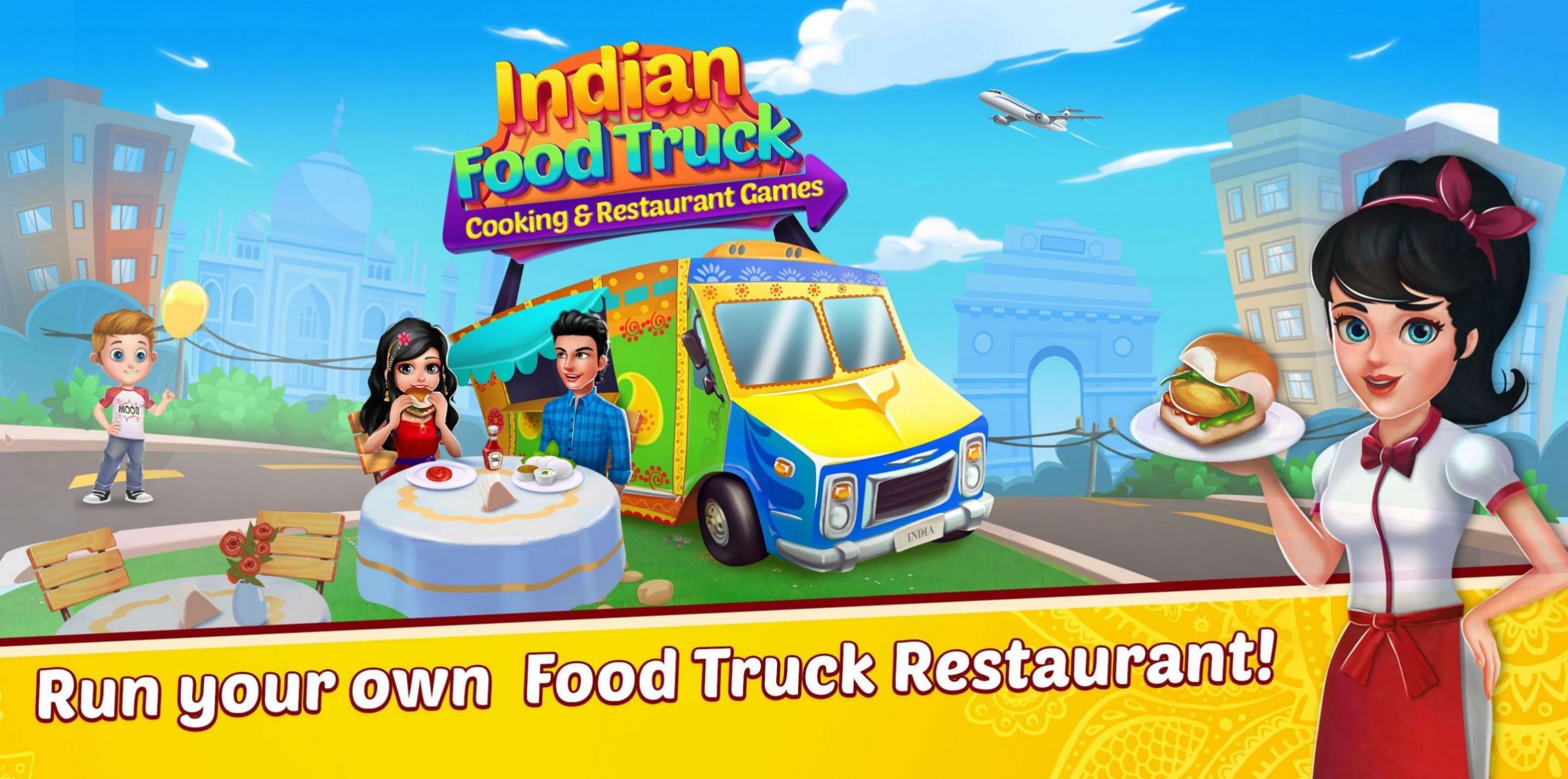 印度的美食卡車游戲中文版（IndianFoodTruck）截圖4