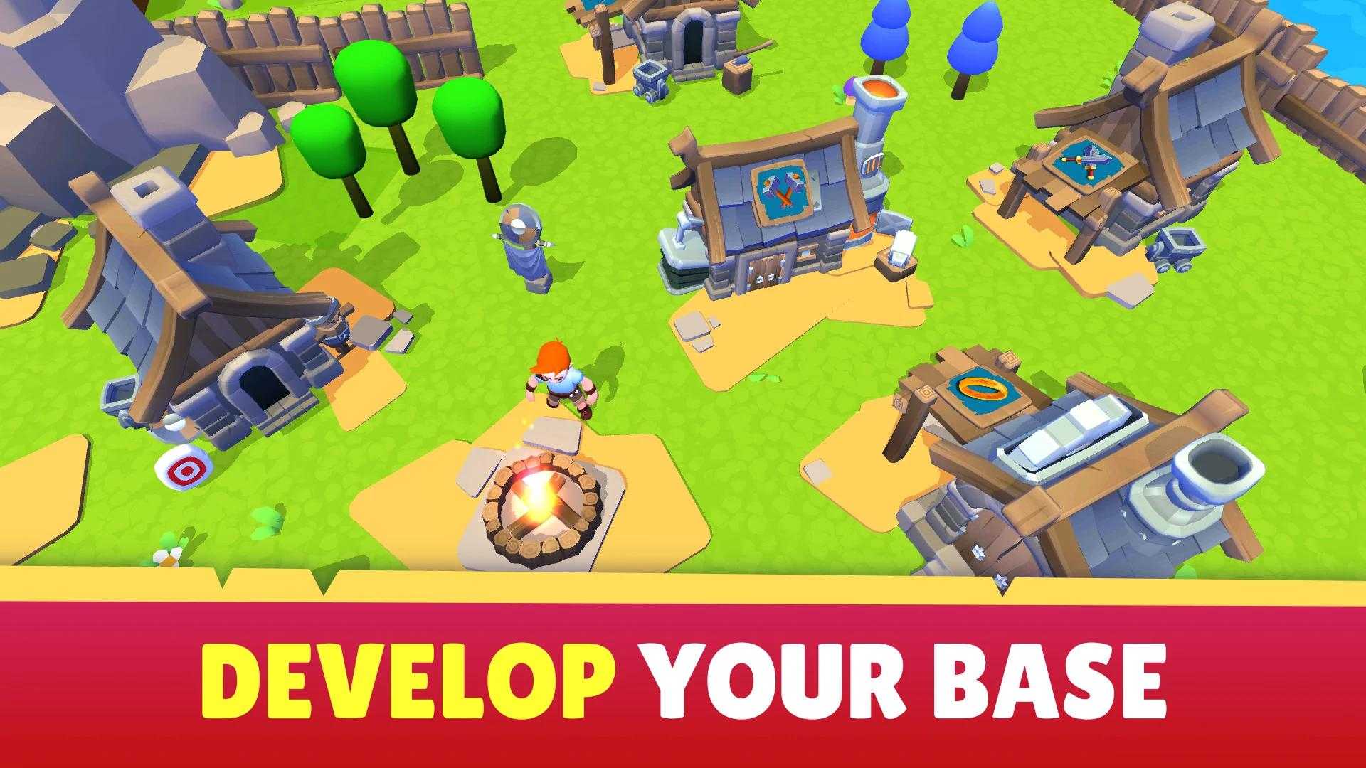 工藝與戰(zhàn)斗空閑騎士游戲最新版（Craft and battle: idle knight）截圖1