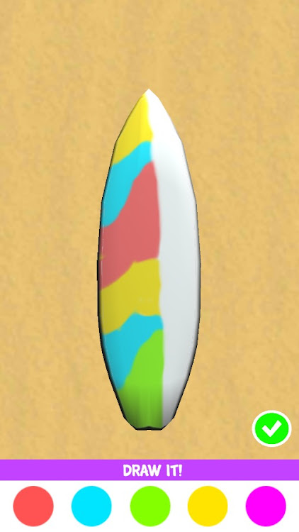 绘制冲浪板3D游戏安卓版下载（DIY Surfboard）截图2: