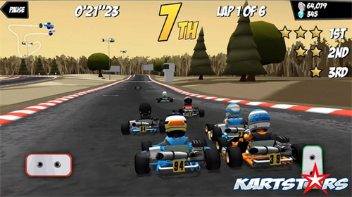 卡丁車新星游戲安卓版(Kart Stars)截圖1