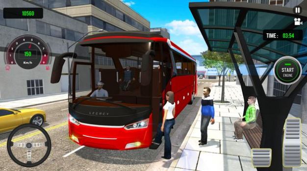 客車司機模擬器3D游戲最新版（Coach Bus Driver Simulator 3D）截圖2