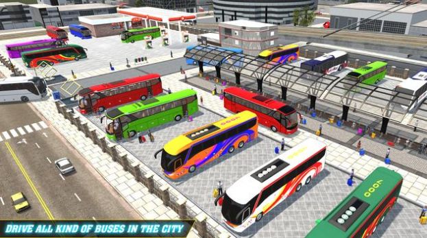 客車司機模擬器3D游戲最新版（Coach Bus Driver Simulator 3D）截圖3