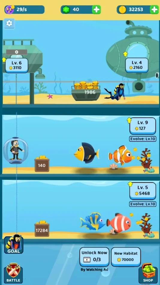 閑置的海上大亨游戲中文版（Idle Sea Tycoon）截圖7