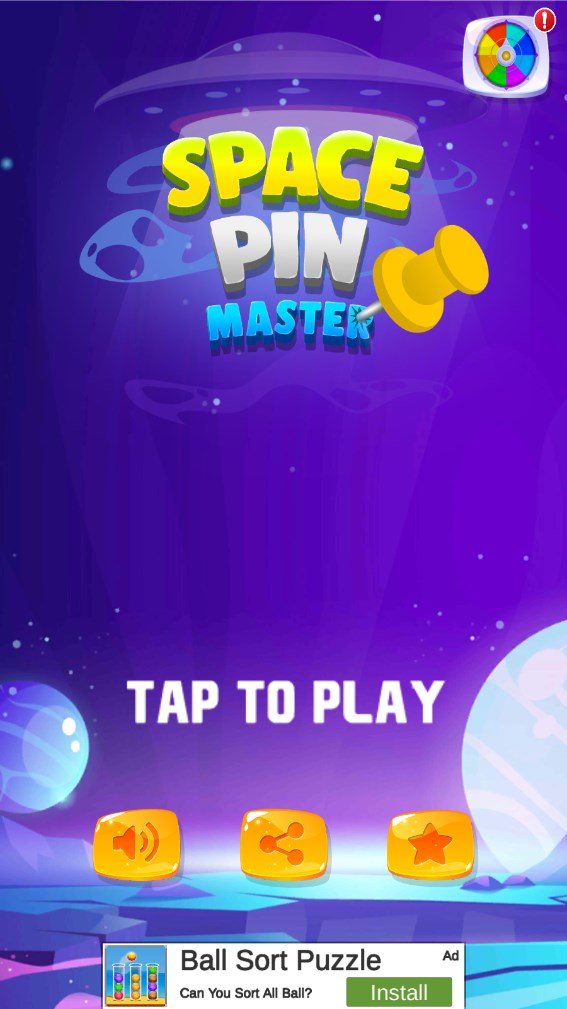 太空拉針大師游戲安卓版（Space Pin Master）截圖1
