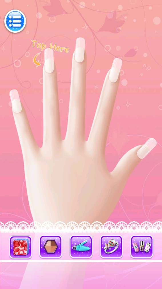 公主美甲化妝沙龍游戲版（Princess Nail Makeup Salon）截圖5