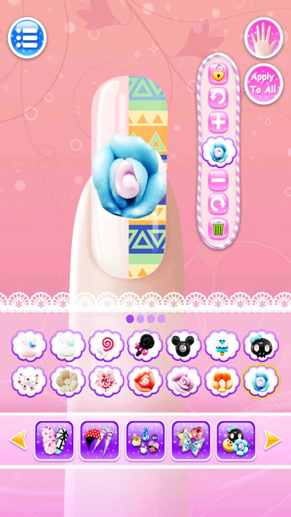 公主美甲化妝沙龍游戲版（Princess Nail Makeup Salon）截圖3