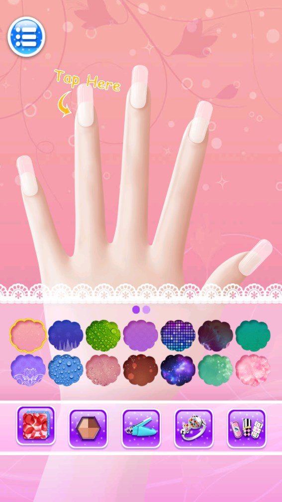 公主美甲化妝沙龍游戲版（Princess Nail Makeup Salon）截圖4