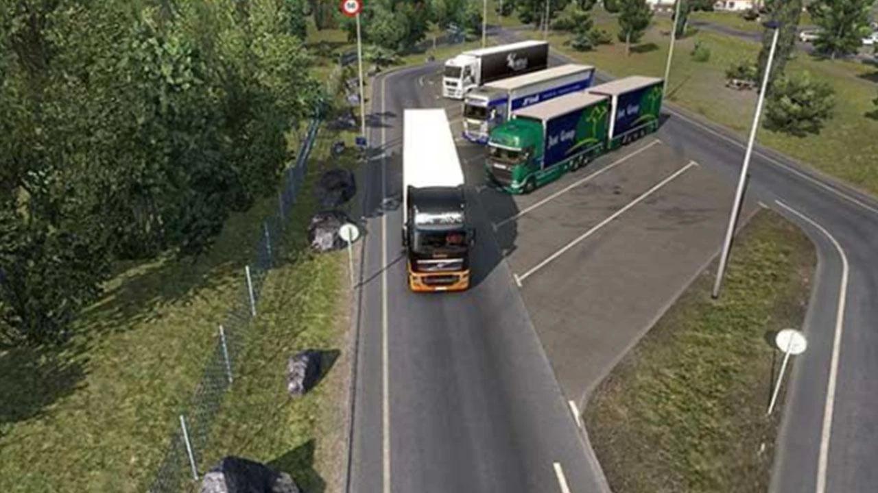 城際運輸車游戲中文版（euro intercity transport truck similator）截圖1