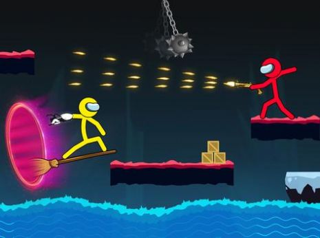 動(dòng)漫火柴人激戰(zhàn)游戲中文版（Stickman Fighting Games）截圖2