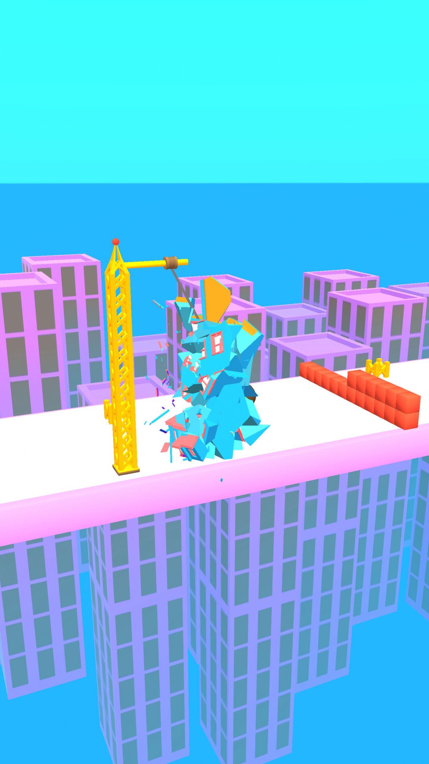 起重機(jī)沖刺游戲手機(jī)版（Crane Rush）截圖1