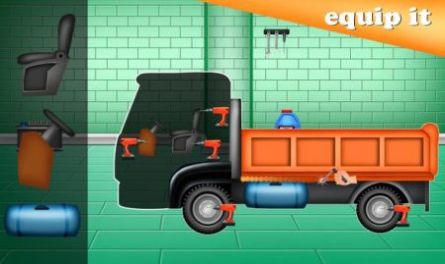 卡車建造城市房屋游戲中文版（build City house wtih trucks）截圖1