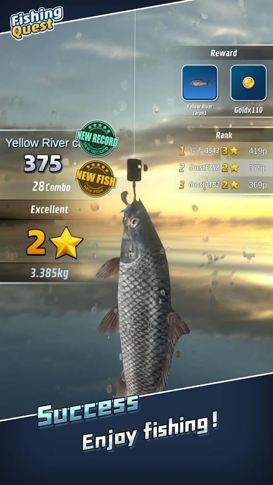 釣魚任務游戲中文版(Fishing Quest)截圖1