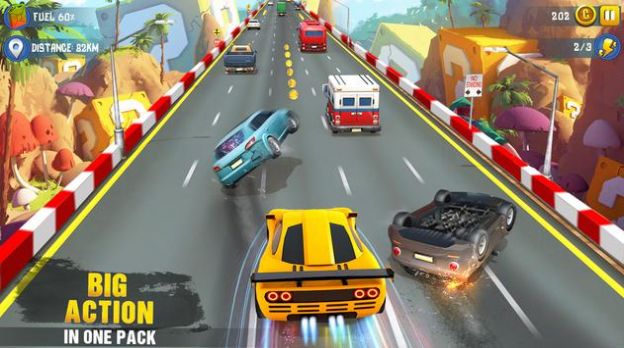 迷你汽車(chē)賽道競(jìng)速游戲中文最新版（Mini Car Racing Game Offline）截圖1