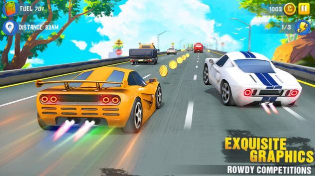 迷你汽車(chē)賽道競(jìng)速游戲中文最新版（Mini Car Racing Game Offline）截圖2