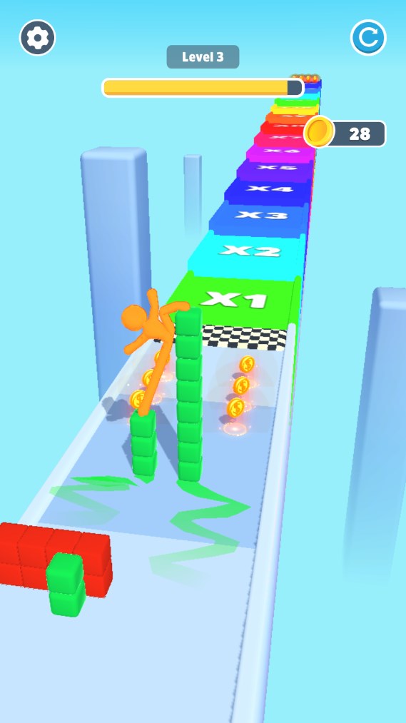 立方體溜冰游戲中文版（Cube Skating）截圖2