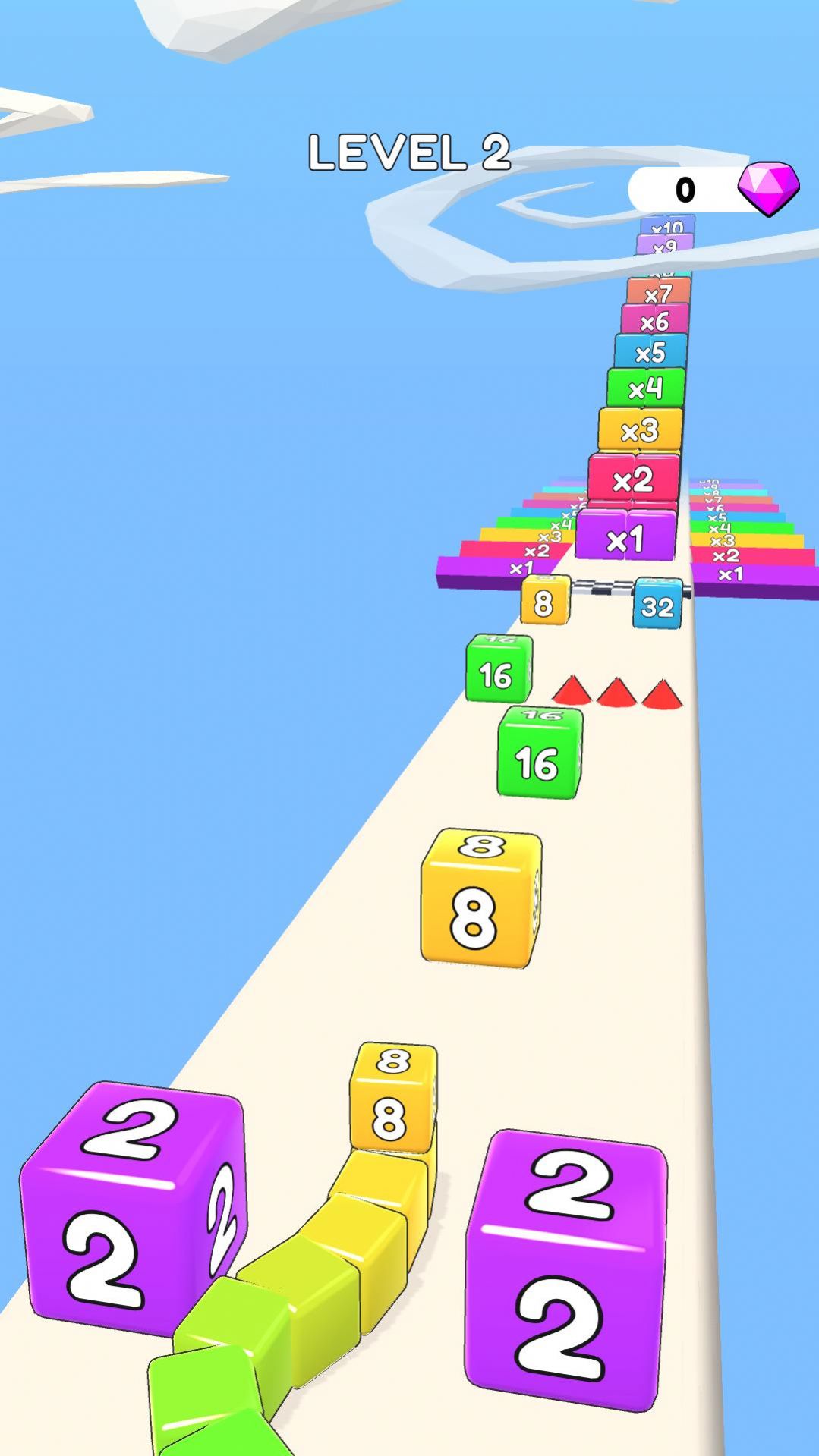 2048方塊沖刺游戲安卓版下載（Cube Run 2048）截圖4