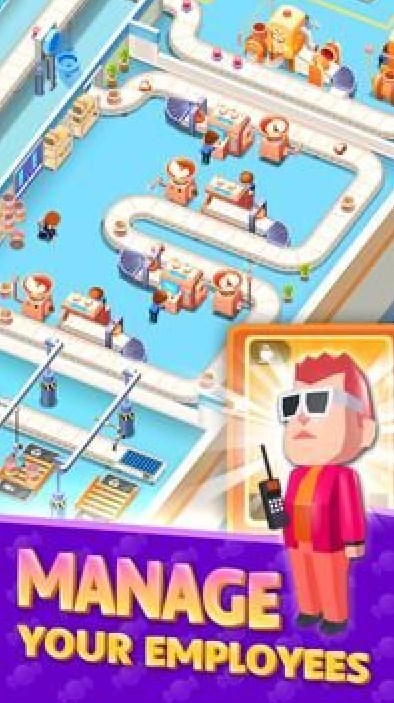 放置糖果工廠大亨游戲安卓版（Idle Candy Factory Tycoon）截圖1