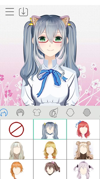 動(dòng)漫頭像換裝2游戲手機(jī)版(Comic Avatar Maker2)截圖2