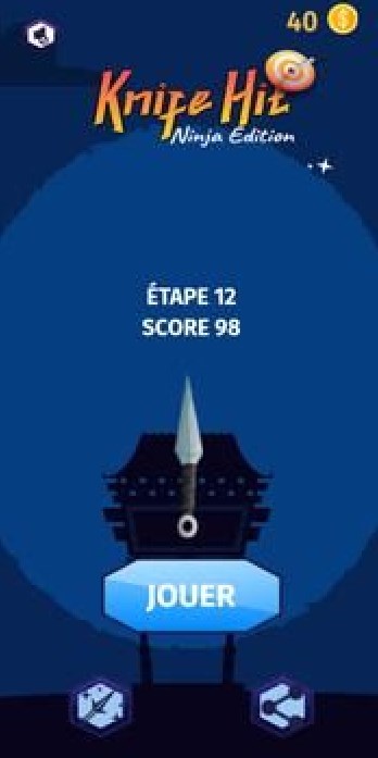 飛刀攻擊忍者版下載安裝手機版（Knife Hit Ninja Edition）截圖4