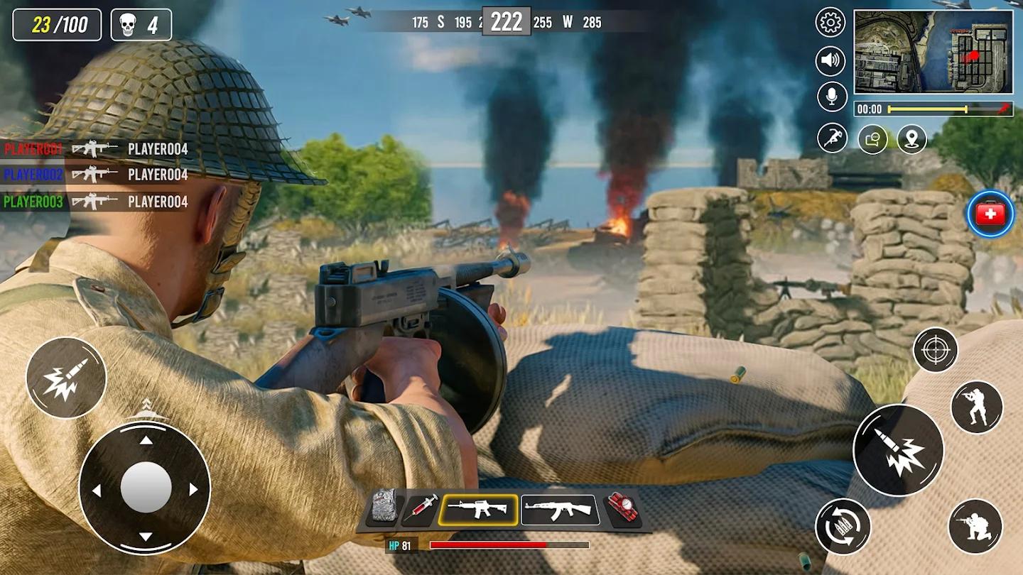世界大戰(zhàn)2軍事游戲安卓版（world war game）截圖3