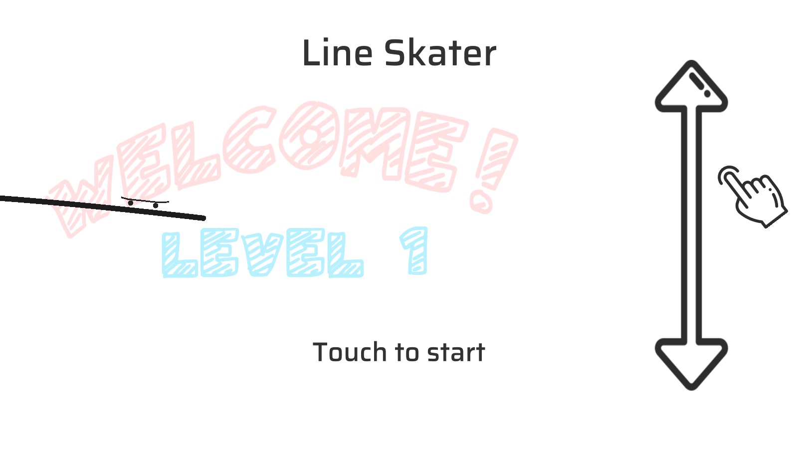 畫線滑板游戲安卓版（Line Skater）截圖2