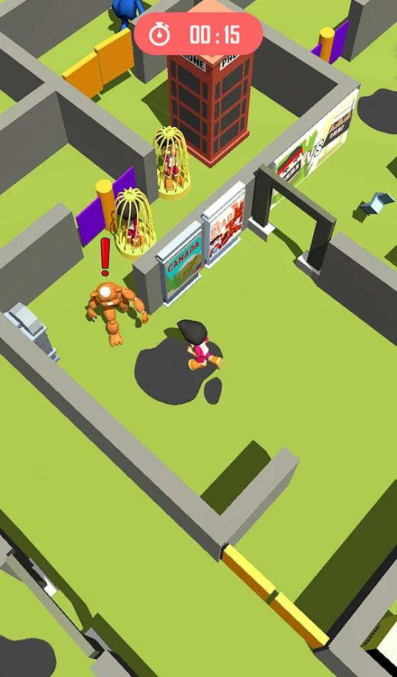 捉迷藏迷宮逃生游戲最新版（Hide N＇ Seek: Maze Escape Run）截圖2