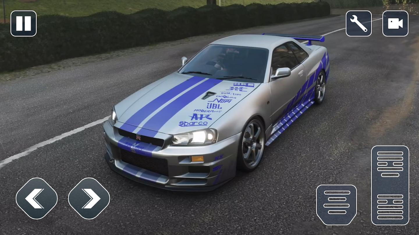 尼桑地平线赛车游戏版（Skyline Racing）截图1: