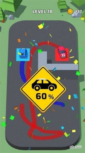 汽車停車繪制游戲安卓版下載（Car ParkingDraw Drive）截圖1