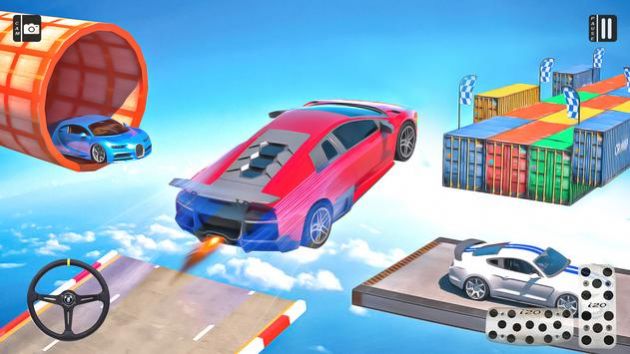 超跑巨型坡道特技3D游戲版截圖2