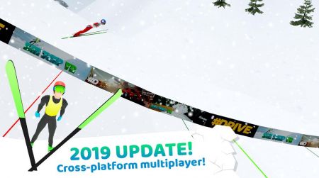 滑雪沖刺跳躍游戲蘋(píng)果下載安裝（Ski Jump）截圖1
