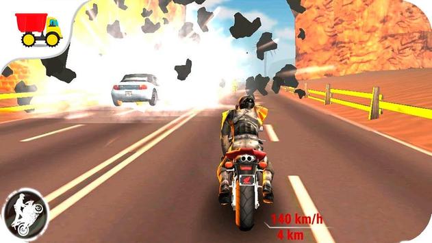 超级3D公路自行车特技游戏中文版（Super 3D Highway Bike Stunt）截图1: