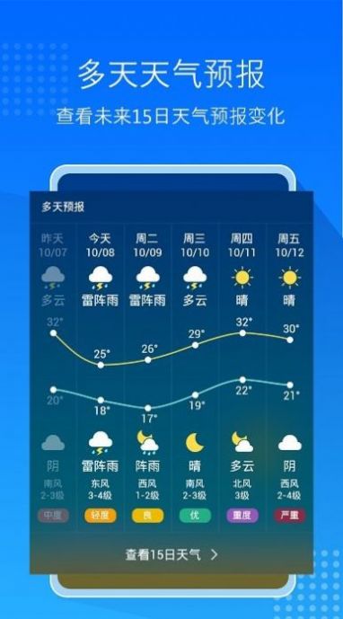 天氣預(yù)報通大字版APP安卓版截圖4