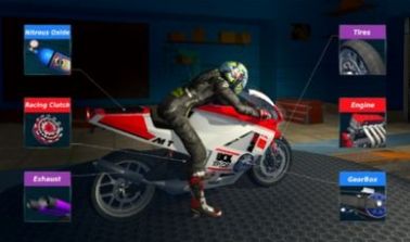 反叛齿轮摩托游戏安卓版（Rebel Gears Drag Bike CSR Moto）截图3: