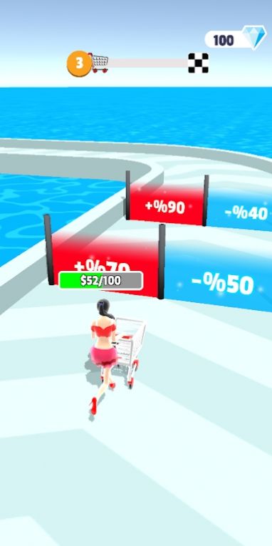 折扣促銷跑游戲中文版（Discount Girls）截圖2
