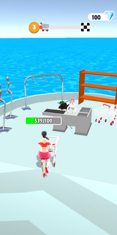 折扣促銷跑游戲中文版（Discount Girls）截圖1